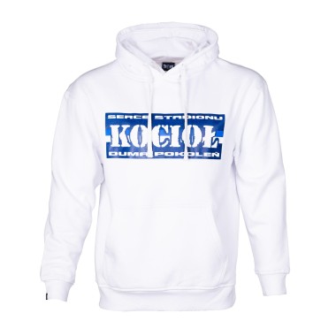 KOCIOŁ BLUZA Z KAPTUREM BIAŁA